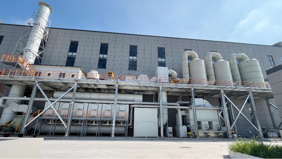 某光伏材料（liào）公司 廢（fèi）氣治理案例