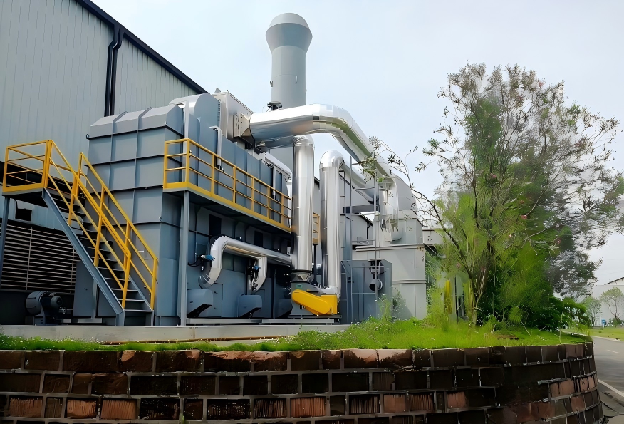 金治（zhì）勝包裝蓄熱式焚（fén）燒爐(RTO)案例