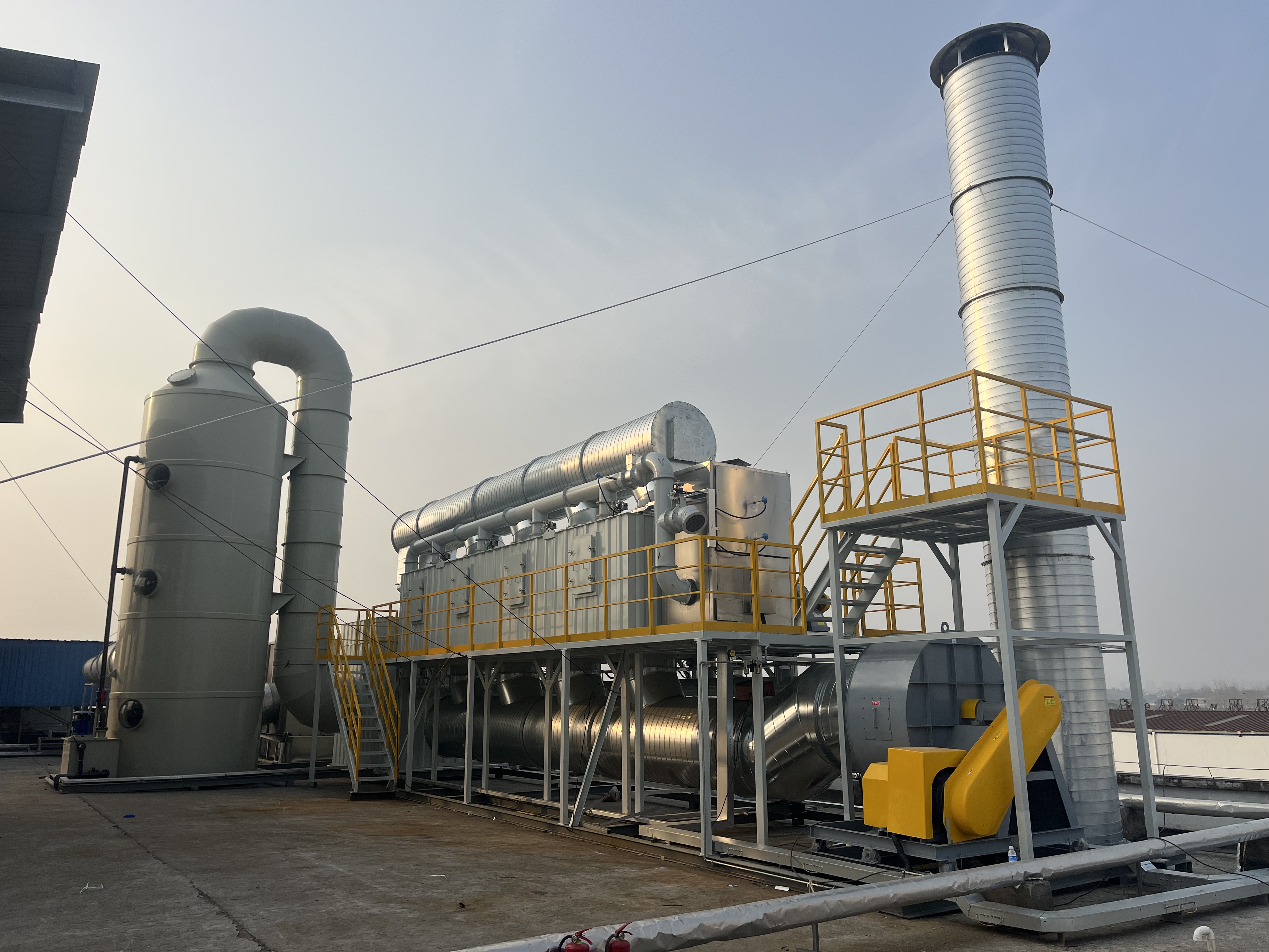 陽晨廚具廢氣治理 沸石轉輪+蓄熱（rè）式焚燒爐RTO案例